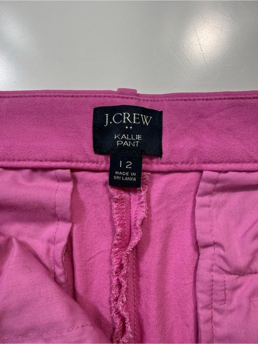 J. Crew Kallie Pant Women's Bright Magenta Tailored Pants